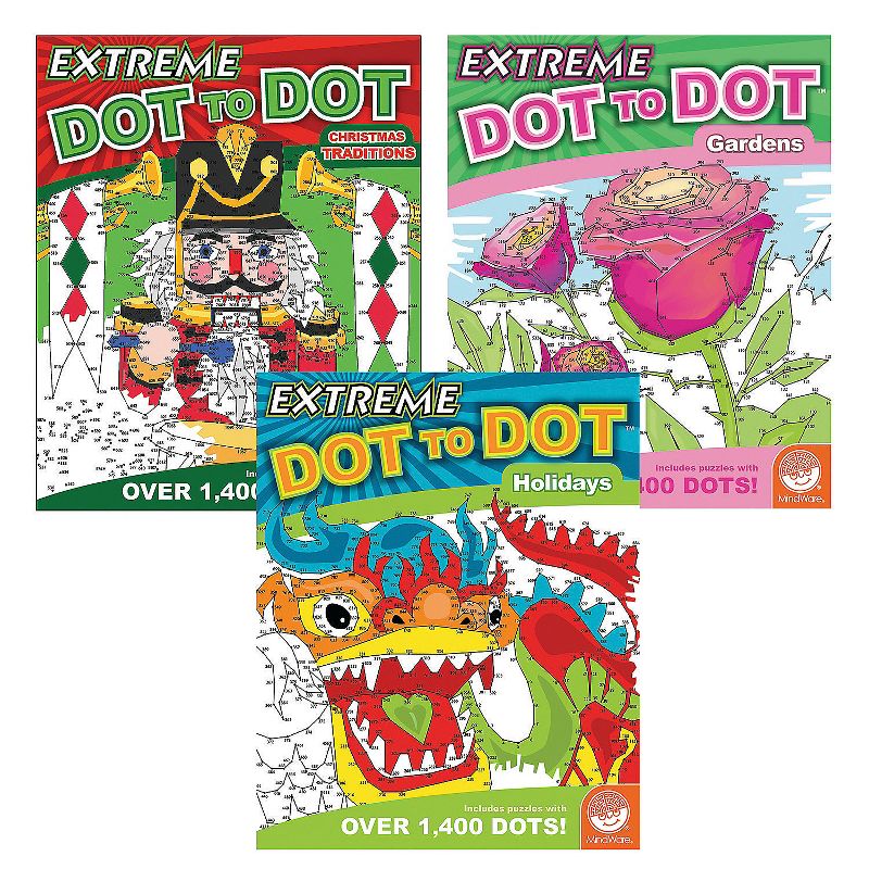 MindWare Extreme Dot To Dot: Magic Moments Set Of 3 - Brainteasers