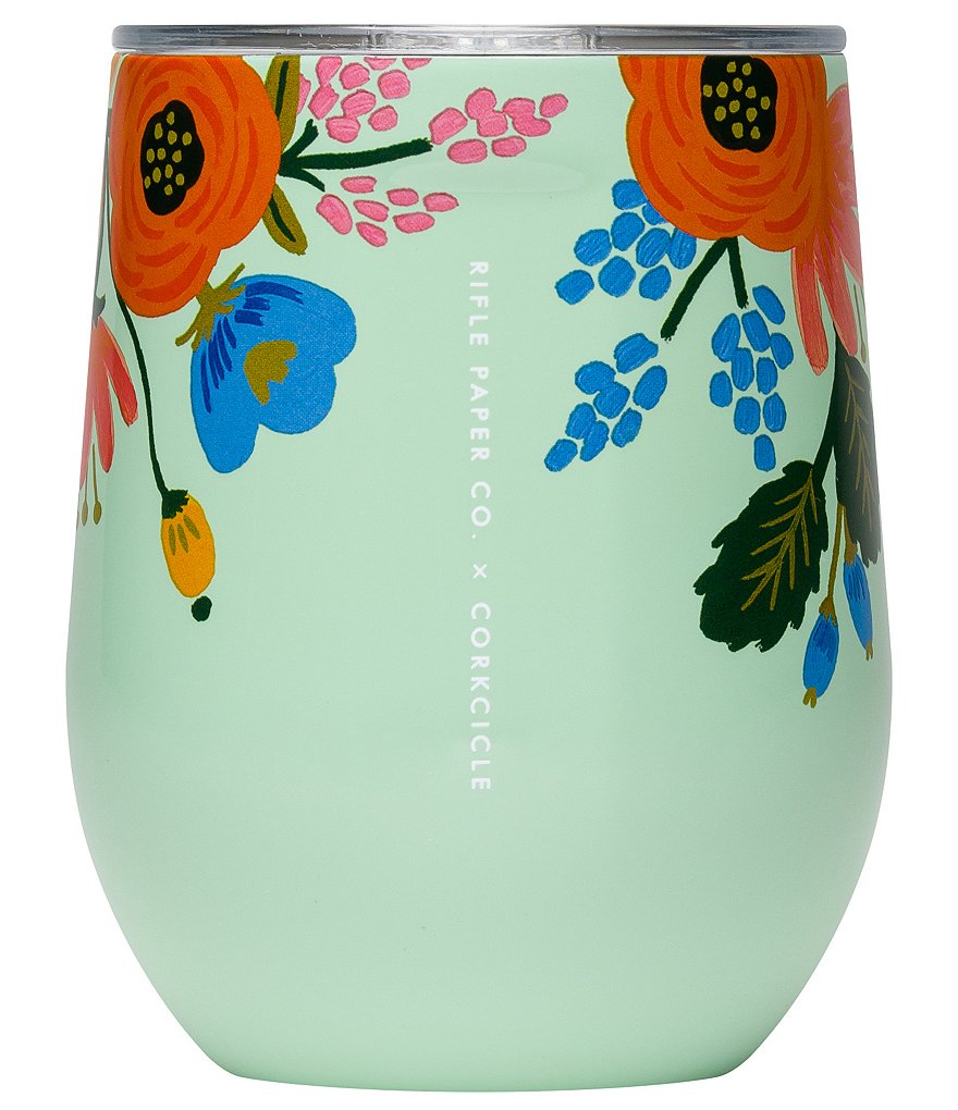 Corkcicle Rifle Paper Co. Stainless Steel Triple-Insulated Stemless Wine Cup