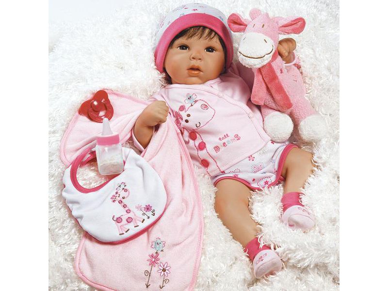 Paradise Galleries Reborn Baby Doll Lifelike Tall Dreams Gift Set Ensemble, 19-inch Weighted Baby, Safety Tested 6 Year Old Girls