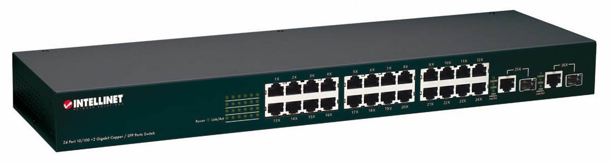 Manhattan Products 523929 Intellinet Fast Ethernet Office Switch
