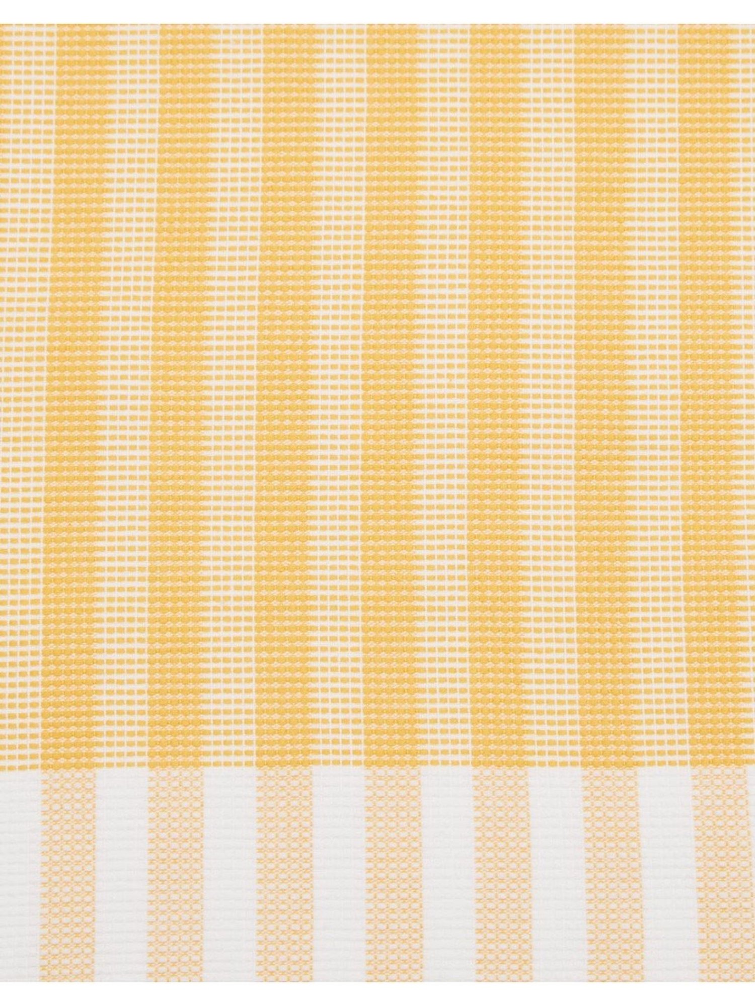Fabindia Standalone Yellow Cotton Honeycomb Towel