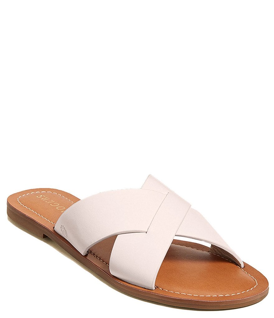 Jack Rogers Slotted Sloane X Band Leather Sandals
