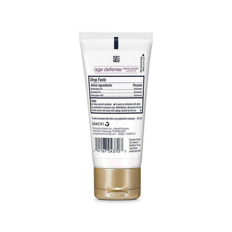 Gold Bond Ultimate Age Defense Hand Cream - 3oz