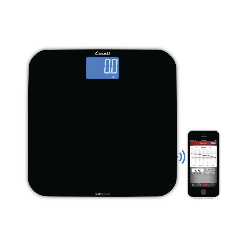 Smart Connect Bathroom Scale Black - Escali