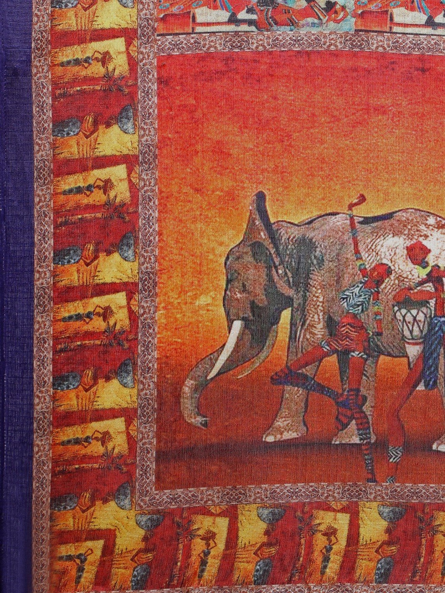 Saree Mall Multicolored Printed Dupatta