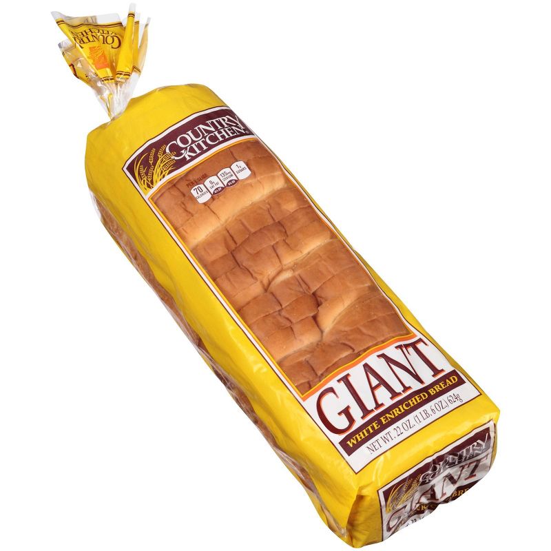 Country Kitchen Giant White Enriched Bread - 22oz