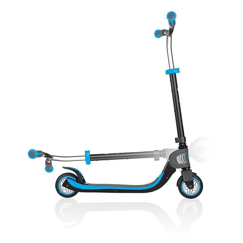 Globber Flow 125 Foldable Kick Scooter - Sky Blue