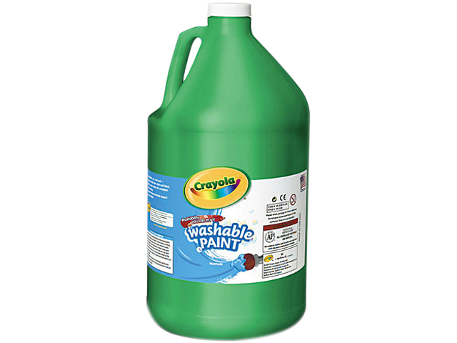 Crayola 1 Gallon Washable Paint - 1 gal - 1 Each - Green