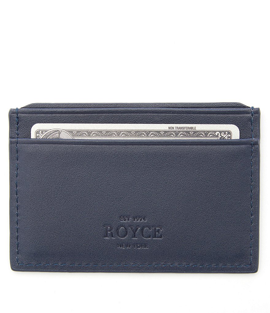 ROYCE New York RFID Executive Slim Credit Card Case