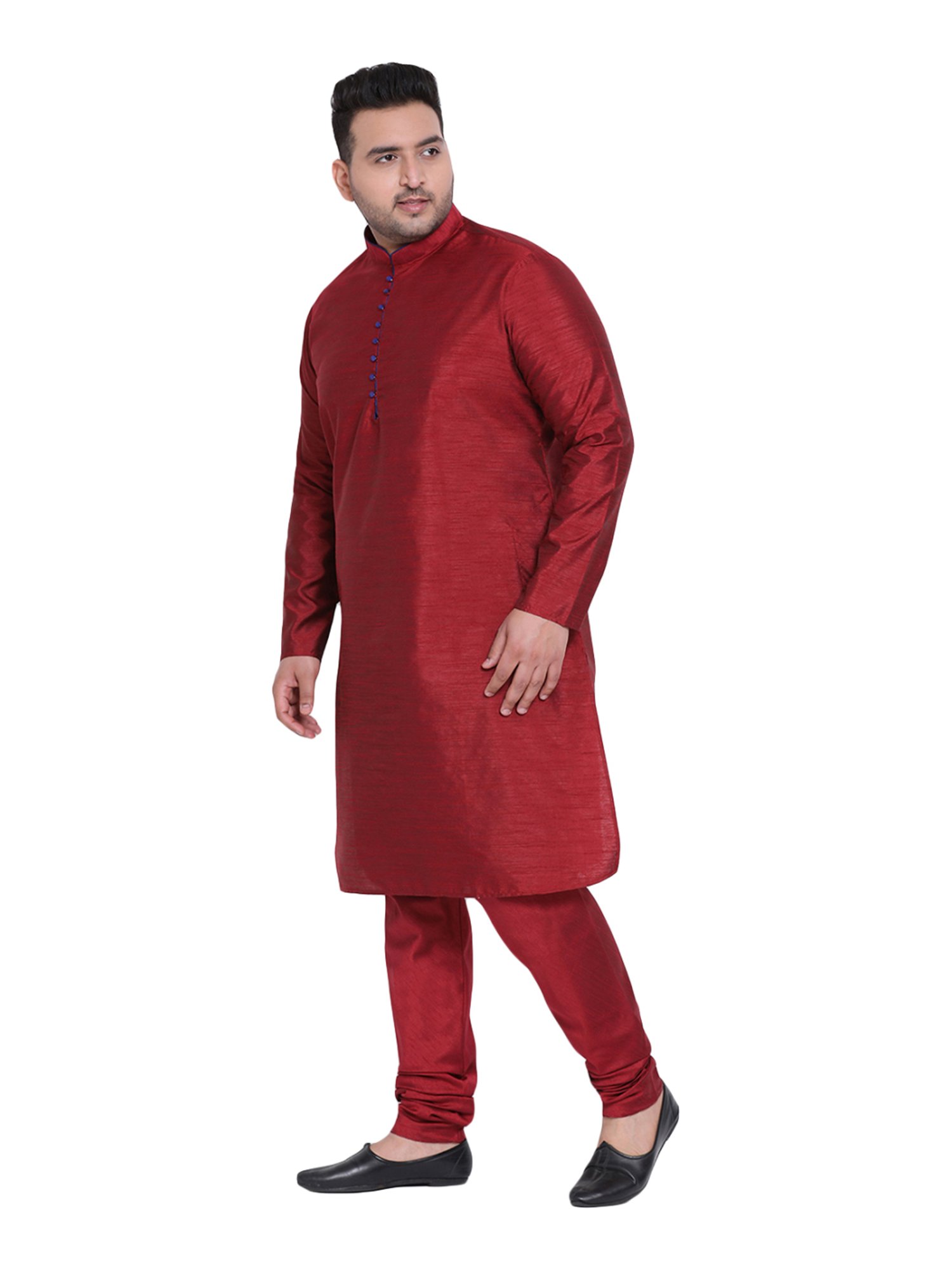 Hangup Maroon Regular Fit Kurta Bottom Set
