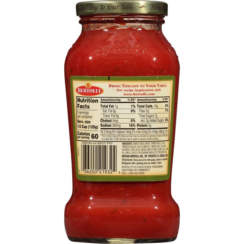 Bertolli Vineyard Marinara Pasta Sauce - 24oz