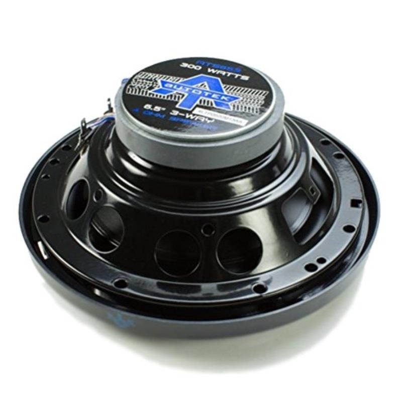 autotek ats653 ats 3way full range speaker, 6.5inch, set of 2