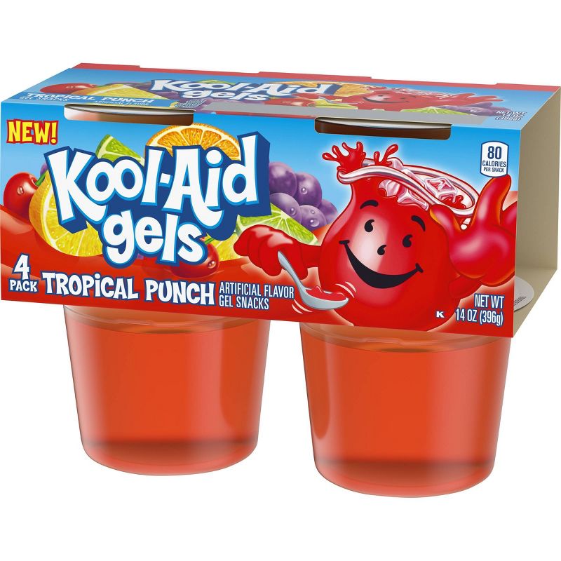 Kool-Aid Tropical Fruit Gelatin - 4pk/13.5oz