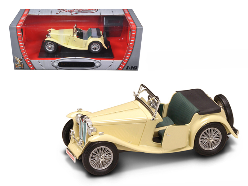 1947 MG TC Midget Red 1/18 Diecast Model Car by Road Signature