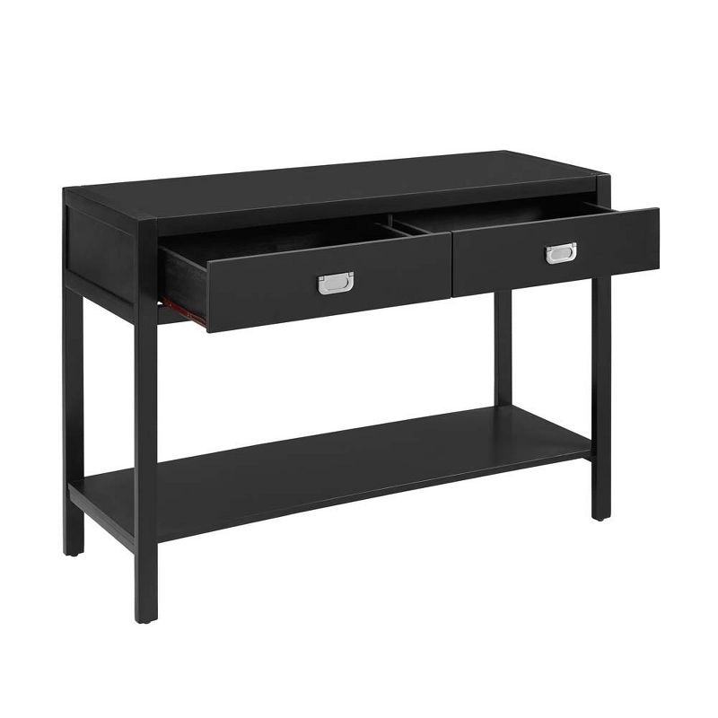 Linon Peggy Black Console Table