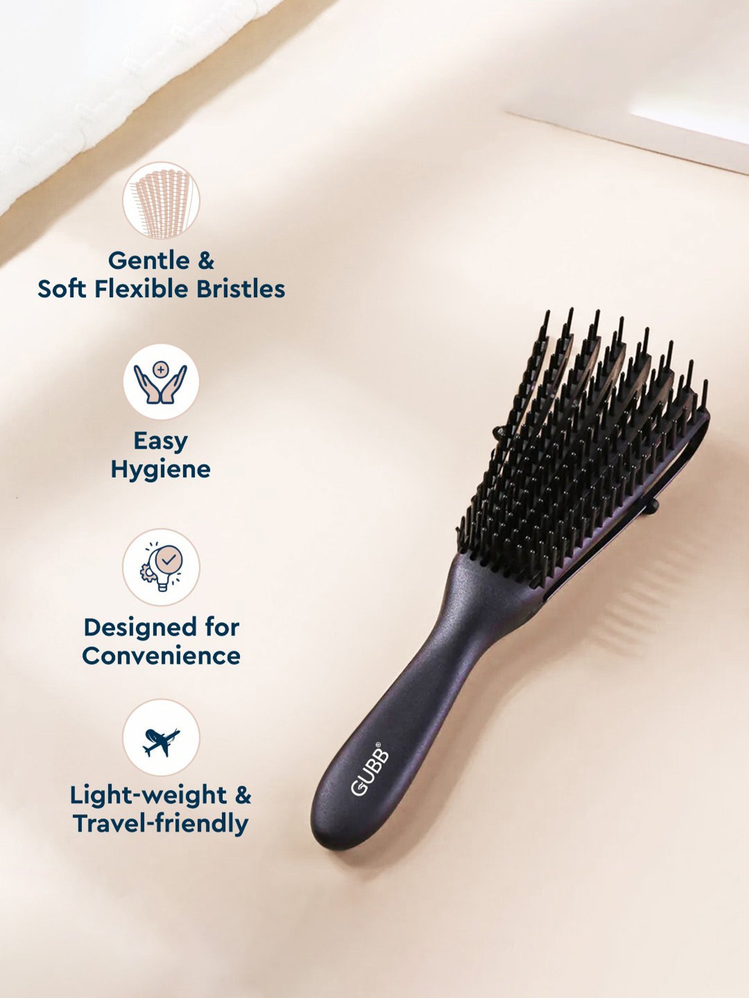 GUBB Oval Hair Brush Scottish Range