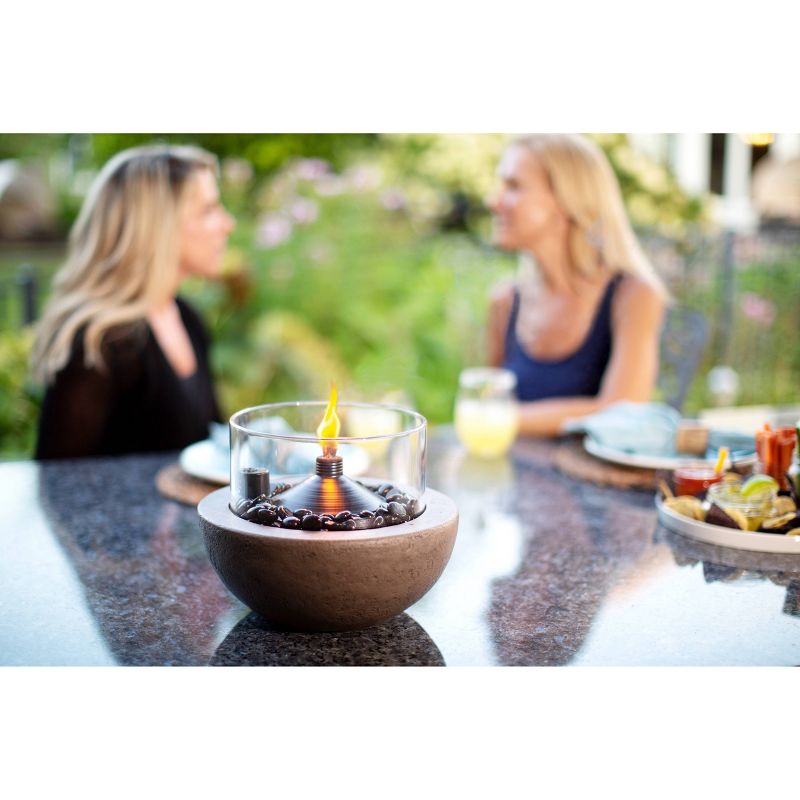 Outdoor Firebowl with Citronella Canister - Fire Island