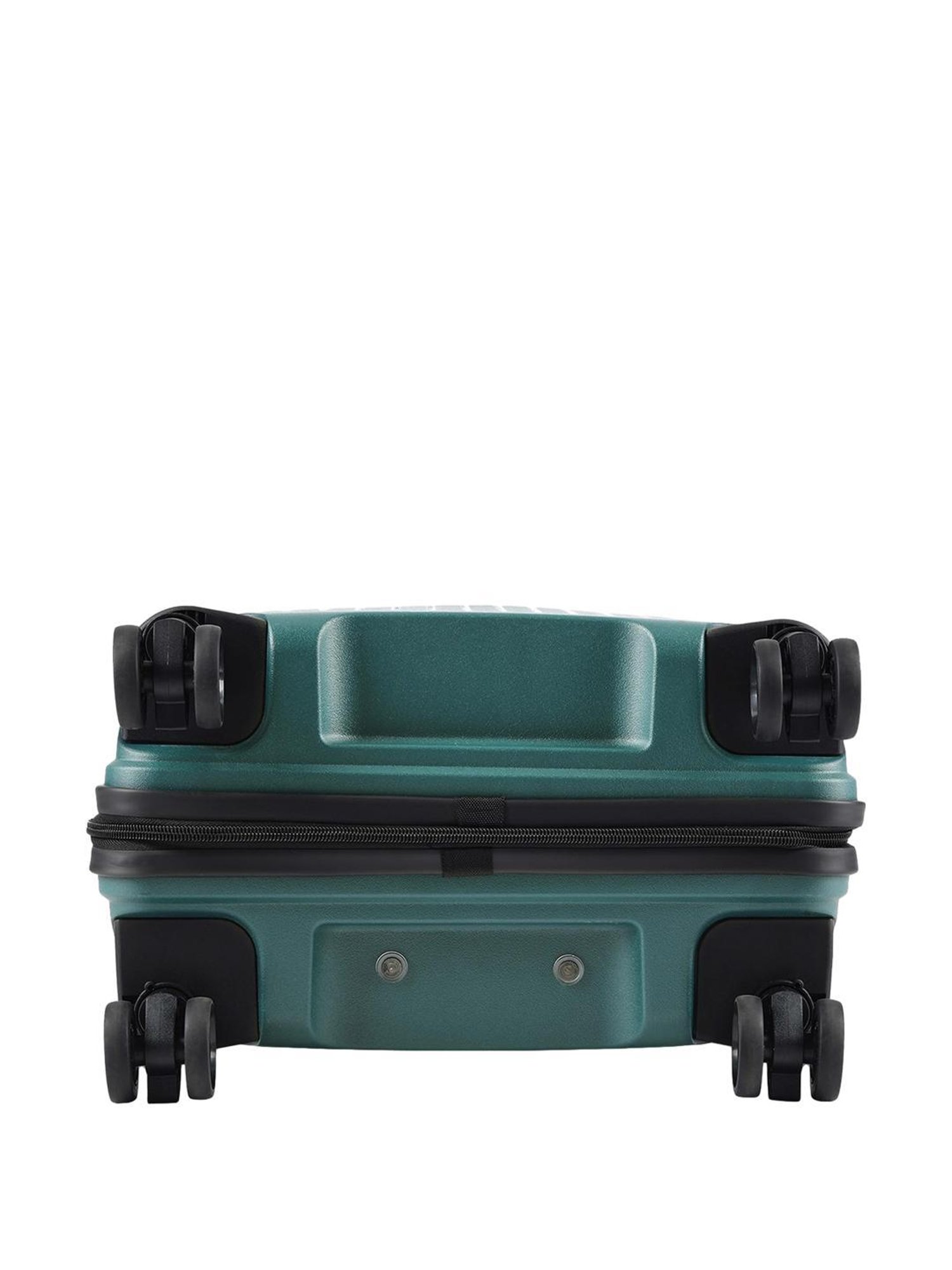 Aristocrat Green Textured Hard Cabin Trolley Bag - 22 cm