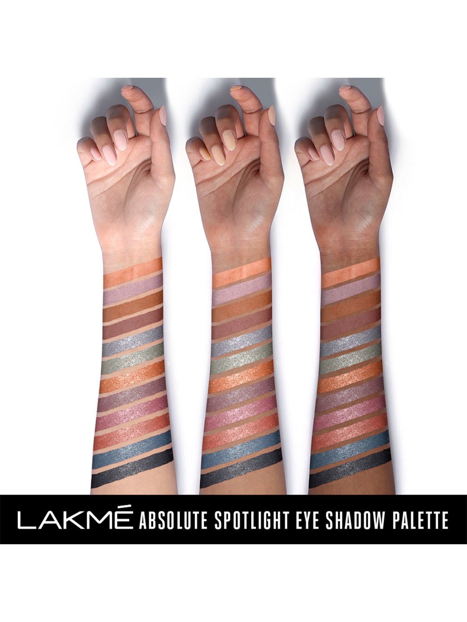 Lakme Absolute Spotlight Eye Shadow Palette Stilettos - 12 gm