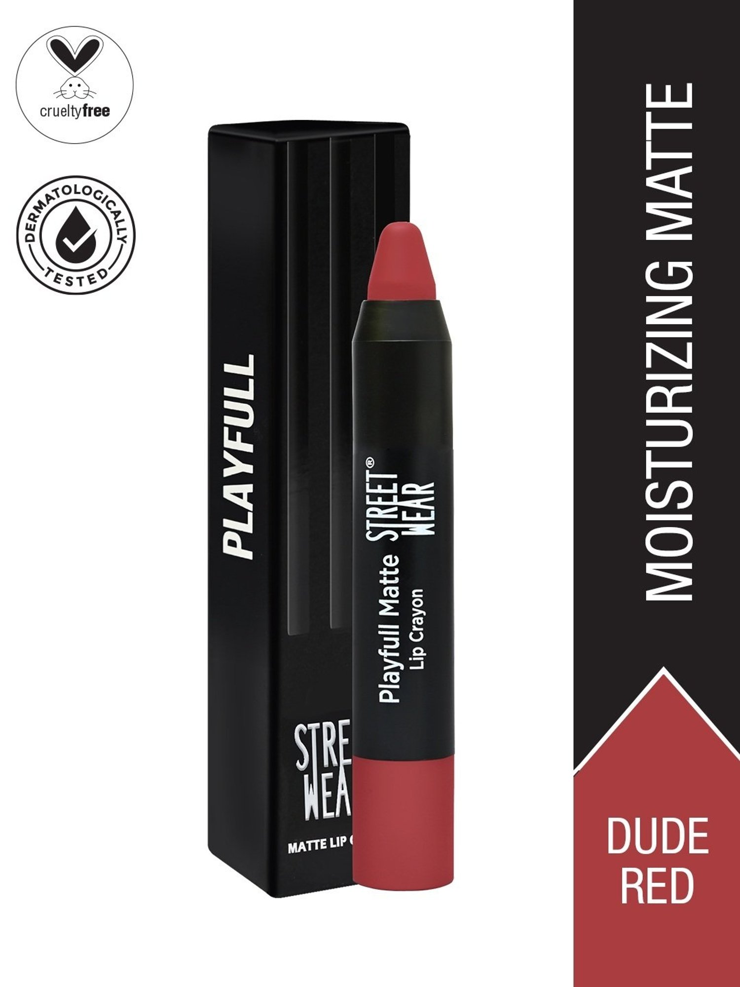 Street Wear Playfull Matte Dude Red - 2.9 gm