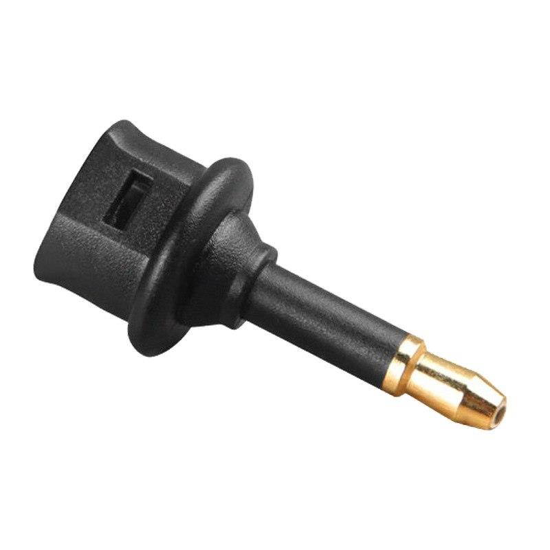 2 Pcs Toslink Female To 3.5mm Male Mini Audio Plug Digital Optical Adapter Converter