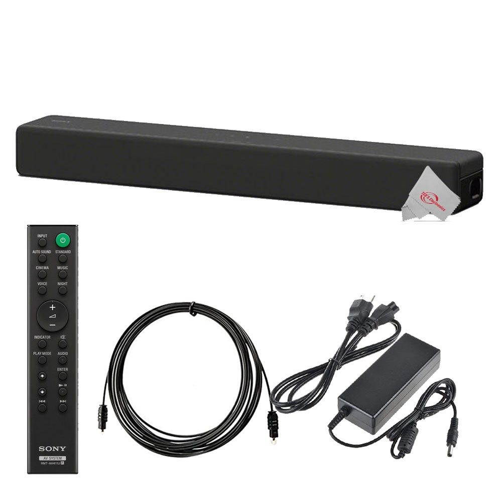 Sony HT-S200F 80W Stereo Soundbar With Built-In Subwoofer + Top Accessory Kit