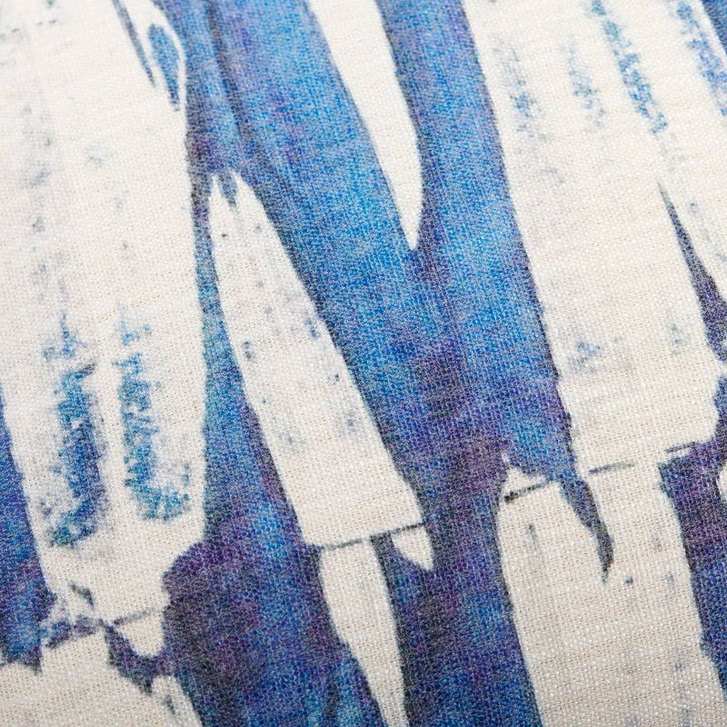 20"x20" Oversize Ziva Square Throw Pillow Blue - Sure Fit