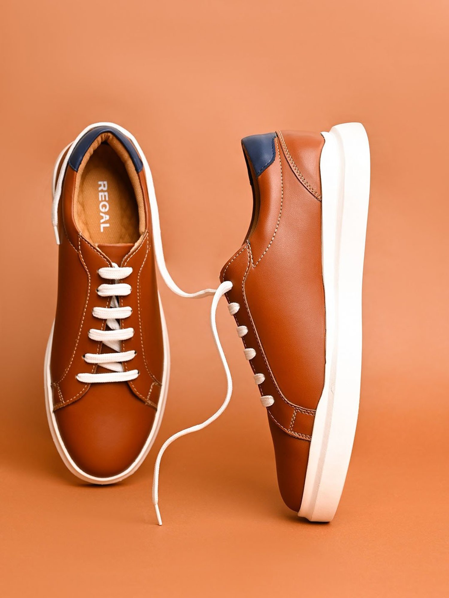 Regal Men's Tan Casual Sneakers