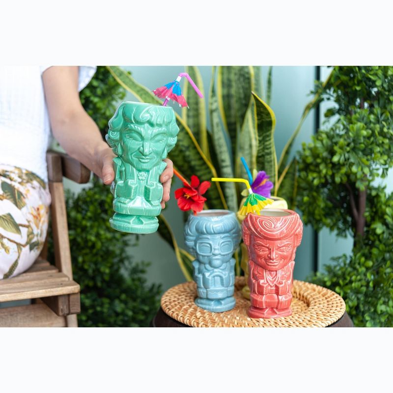 Beeline Creative Geeki Tikis The Golden Girls Dorothy Ceramic Tiki Style Mug | Holds 18 Ounces