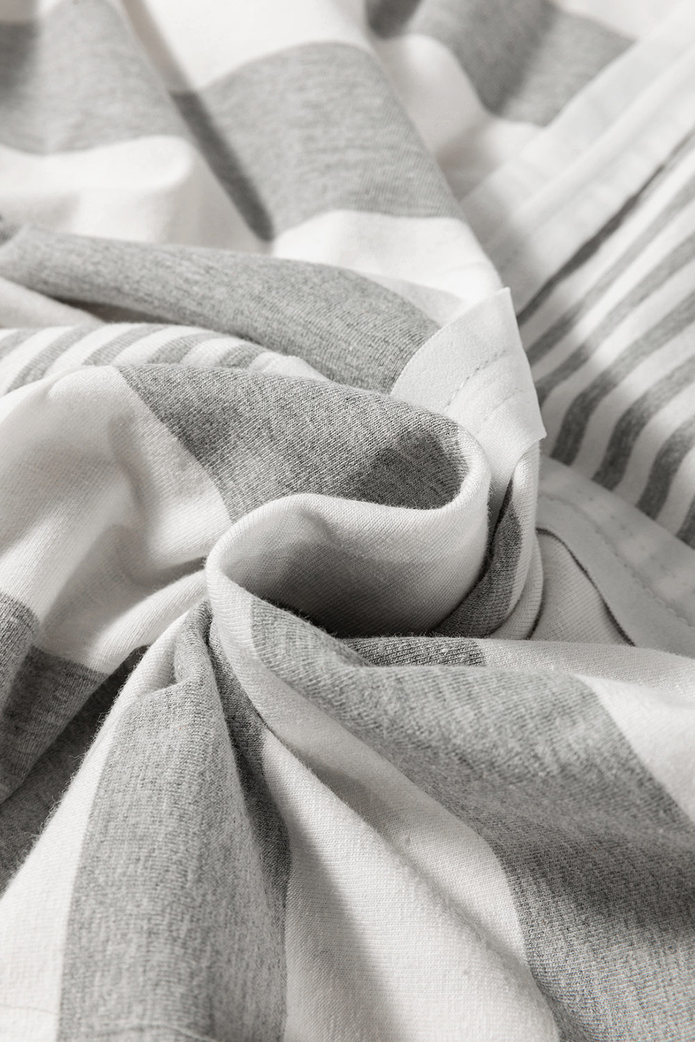 Skobeloff Textured Ruffle Split Top and Drawstring Shorts Set