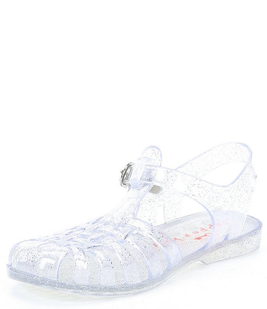 Copper Key Girls' Jelleee Fisherman Sparkle Jelly Sandals (Toddler)