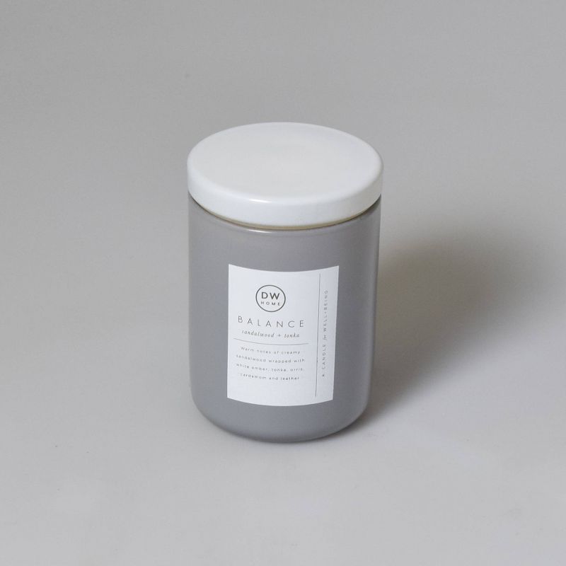 4oz Glass Sandalwood and Tonka Candle - DW Home