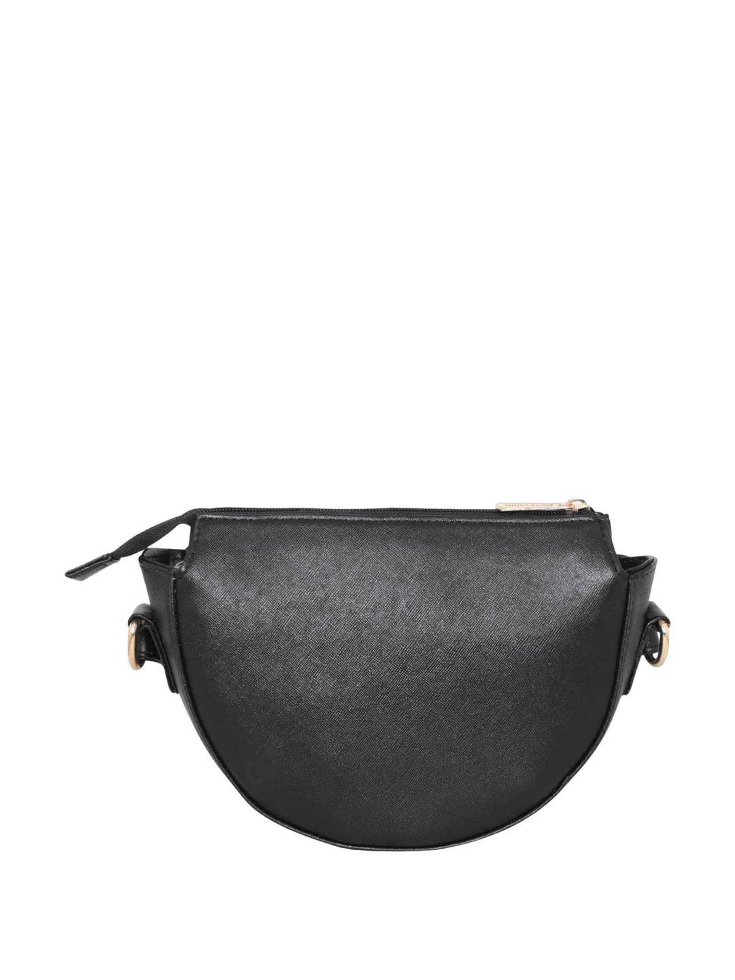 Pierre Cardin Black Solid Sling Handbag