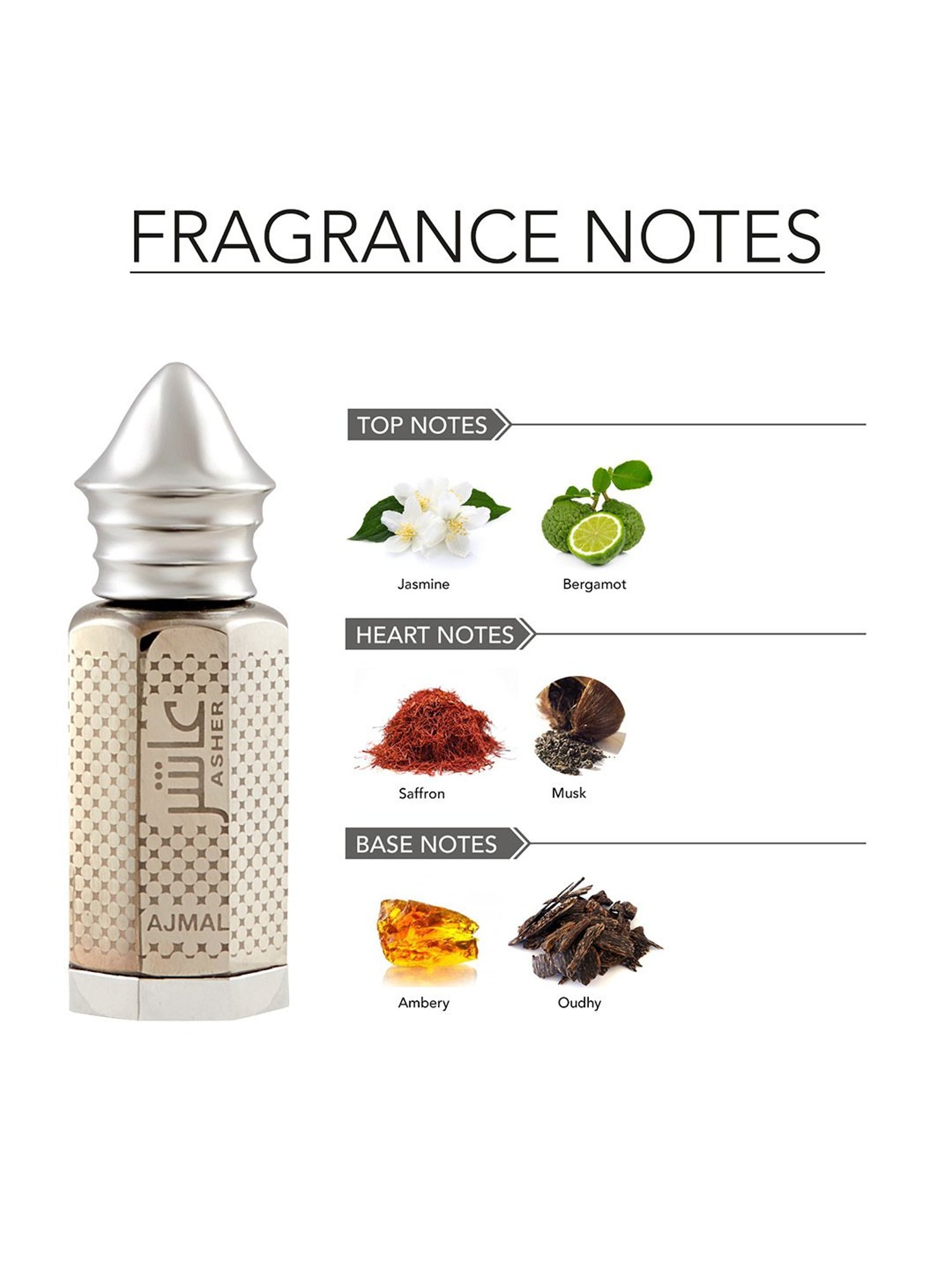 Ajmal Cool Musk Concentrated Perfume for Unisex  - 5 ml