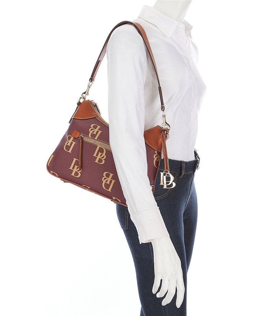 Dooney & Bourke Signature Monogrammed Collection Hobo Bag