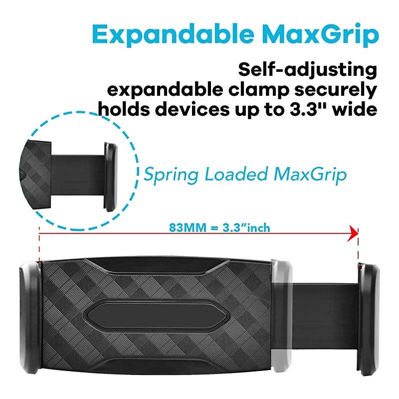 Adjustable Car Vent Phone Mount with Expandable SpringLoaded Grip  Universal Strong Hold Air Vent Cell Phone Holder for Car with Super Sturdy Grips Fit with iPhone and Other Android Phones