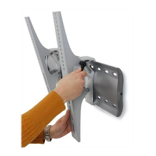 Ergotron TM Tilting Wall Mount - Mounting kit (wall plate, fasteners, 2 brackets) for LCD / plasma panel - aluminium, st