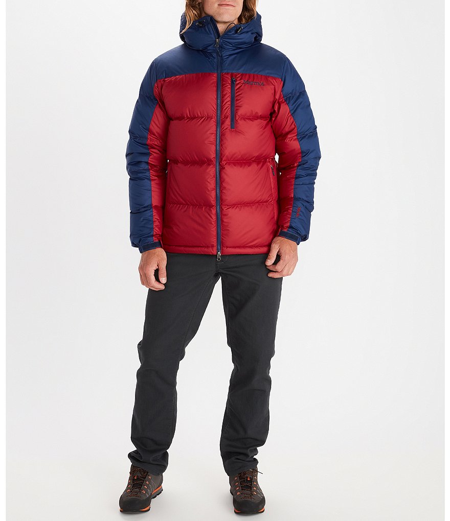 Cole Haan Hooded Down Zip Front Puffer Jacket