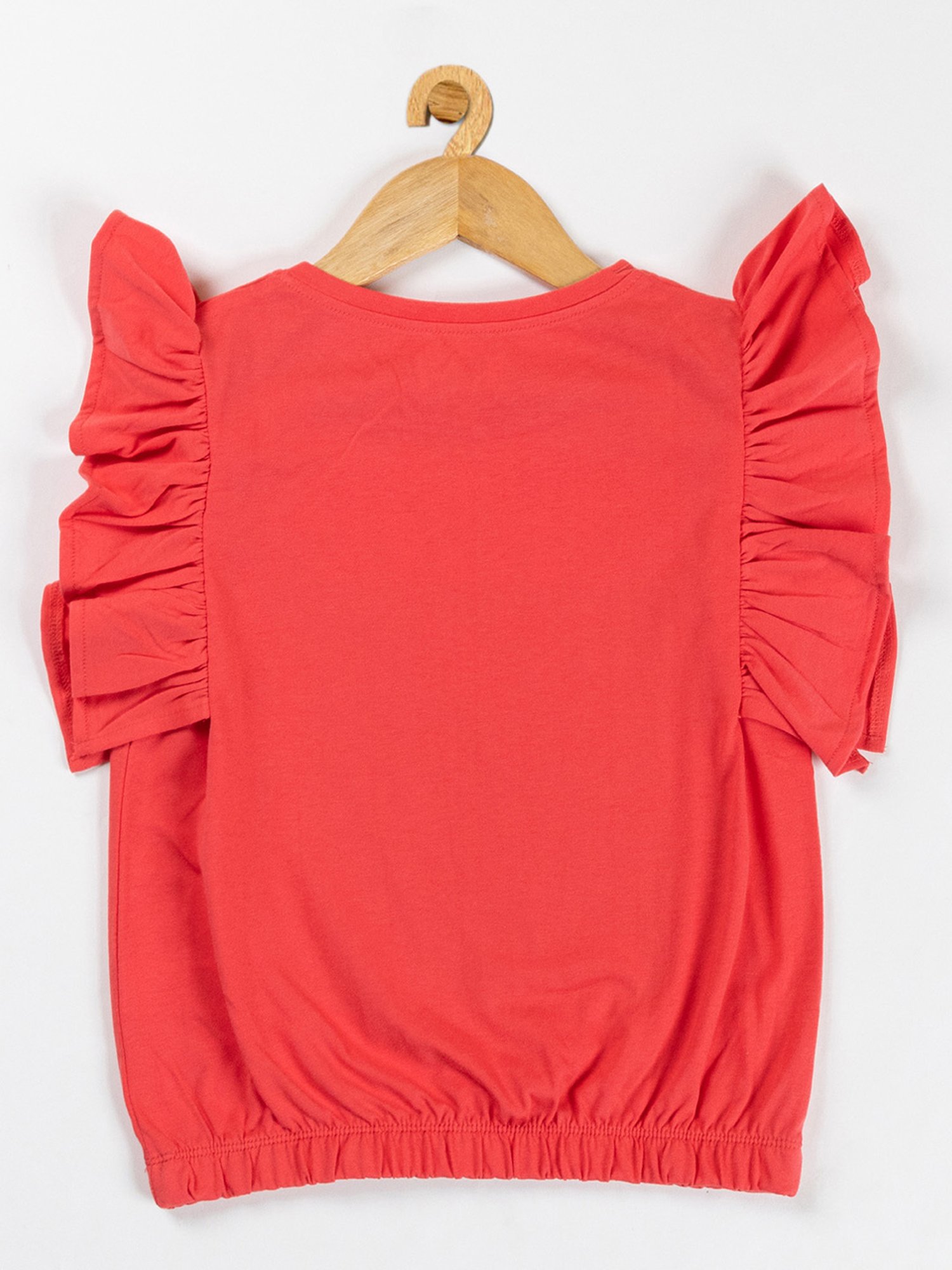 NINS MODA Kids Red Printed Top