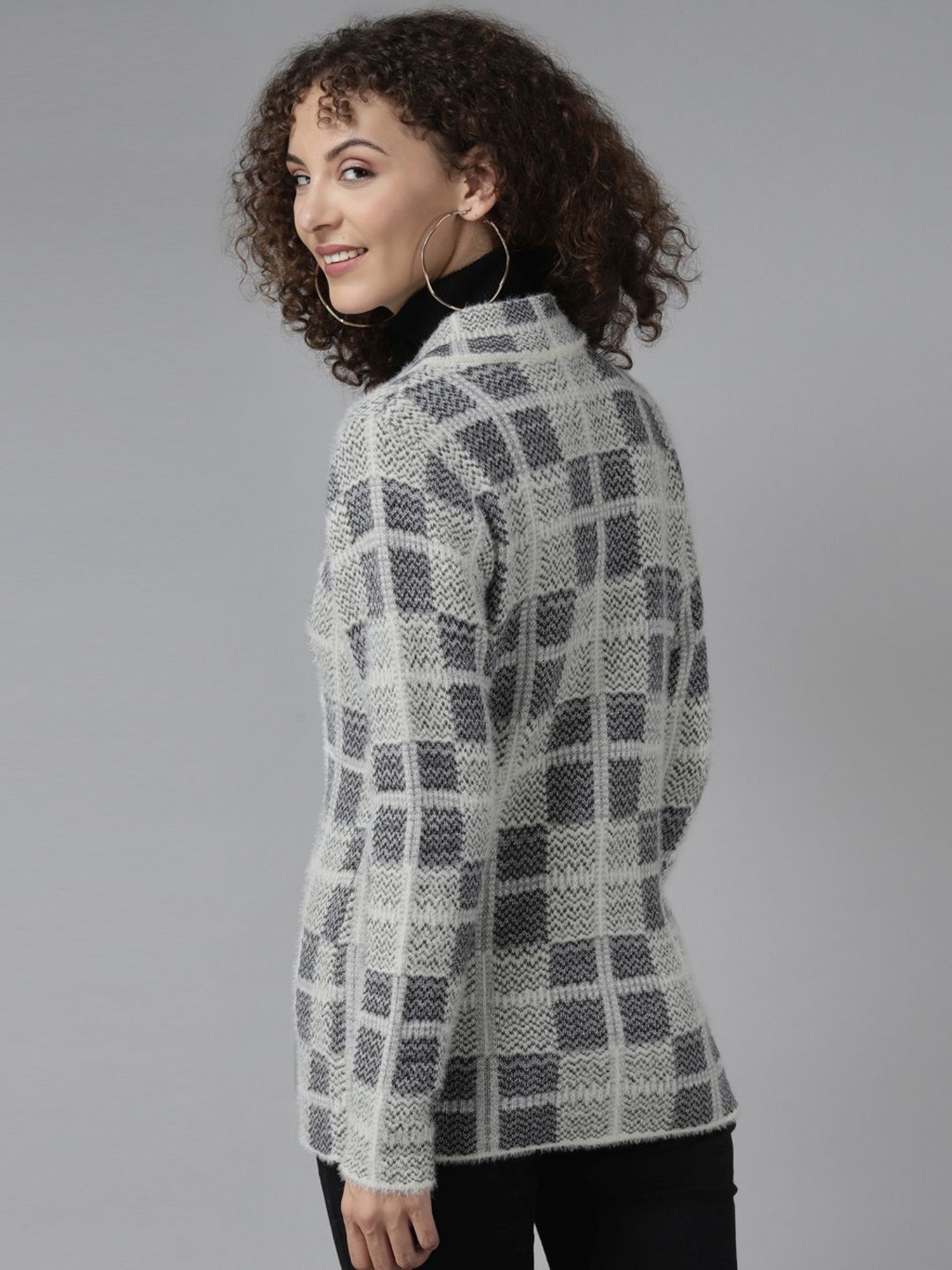 Cayman Grey Embroidered Cardigan