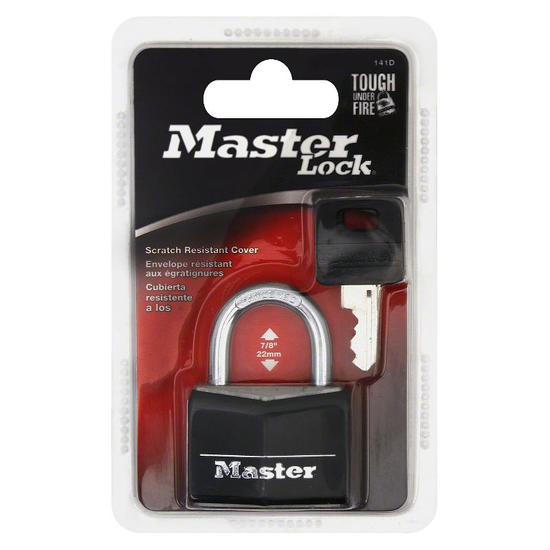 Master Lock 40mm Key Lock Black