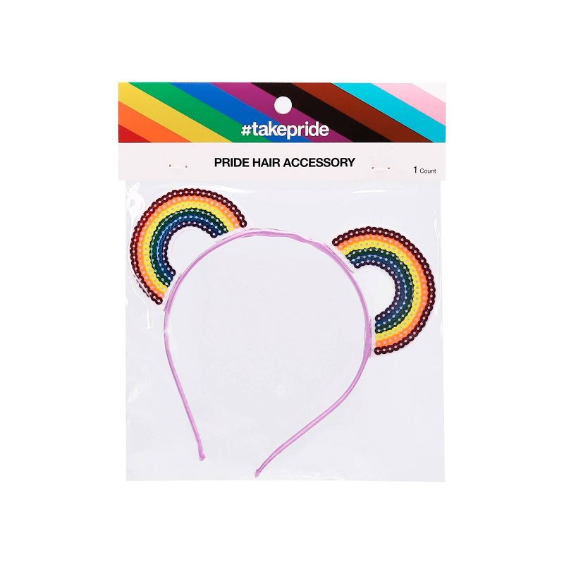 Pride Double Rainbow Wearable Party Headband