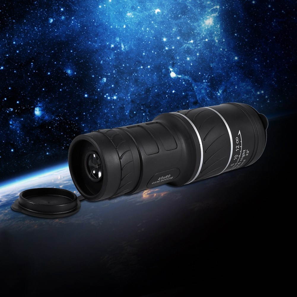 Day Night Low Light 40X60 HD Monocular Hunting Camping Hiking Telescope Outdoor