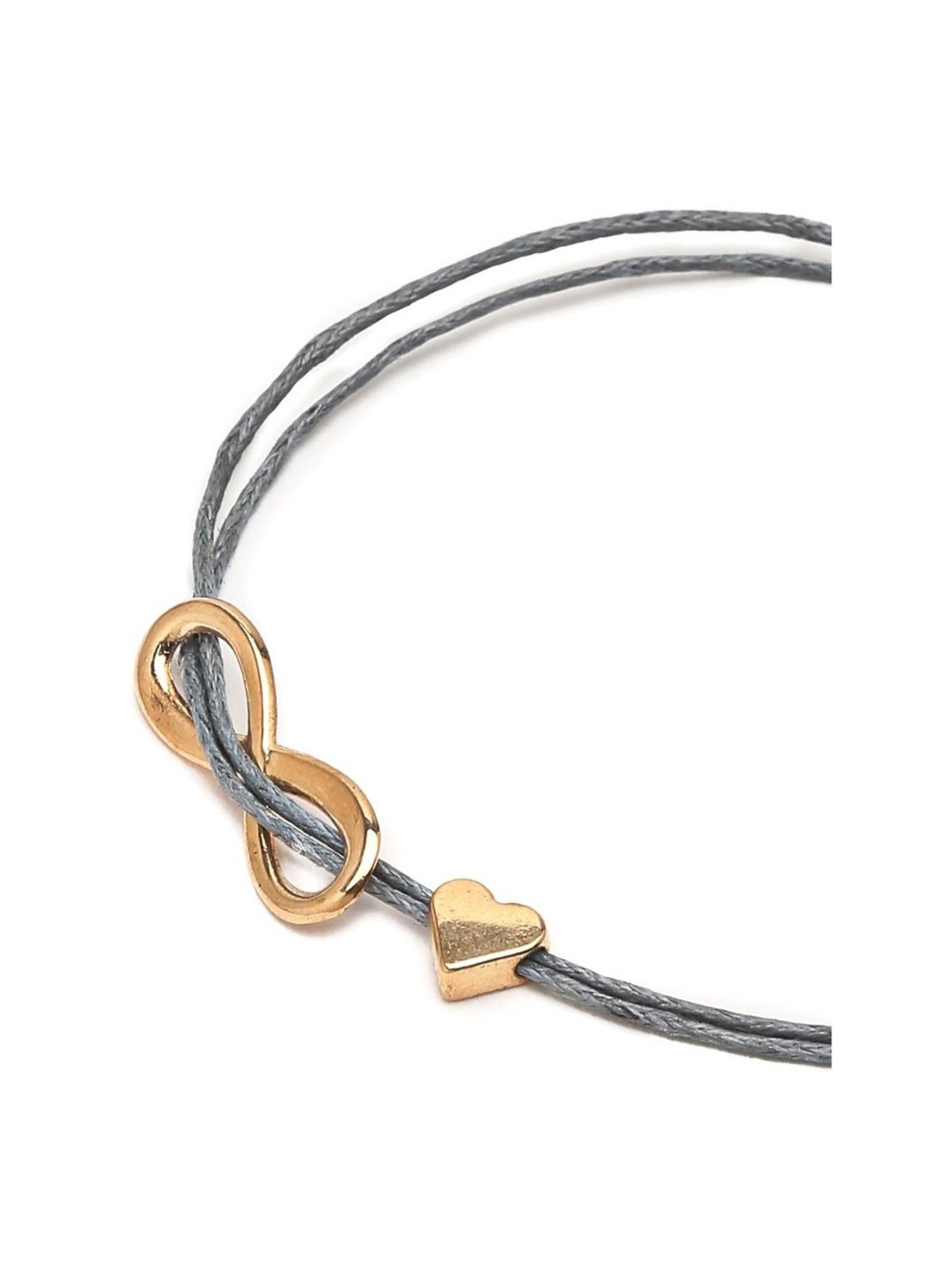 YouBella Women Grey Gold-Plated Flexible fit Bracelet
