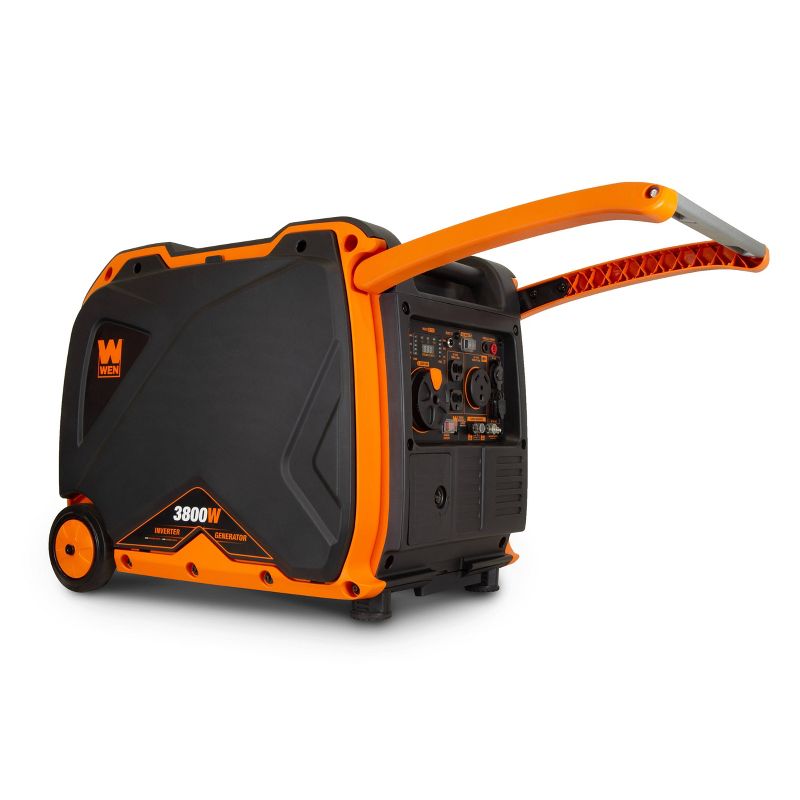 WEN 56380i Quiet 3800-W RV-Ready Portable Inverter Generator with Fuel Shut-Off and Electric Star