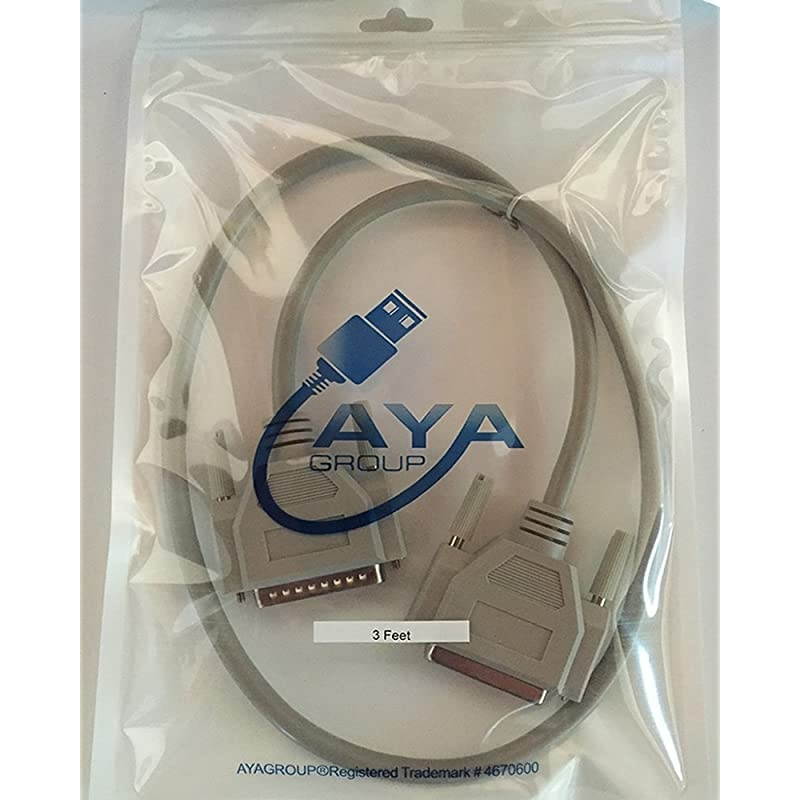 3Ft (3 Feet) DB25 Male to Female M/F Extension Parallel Cable UL Certified