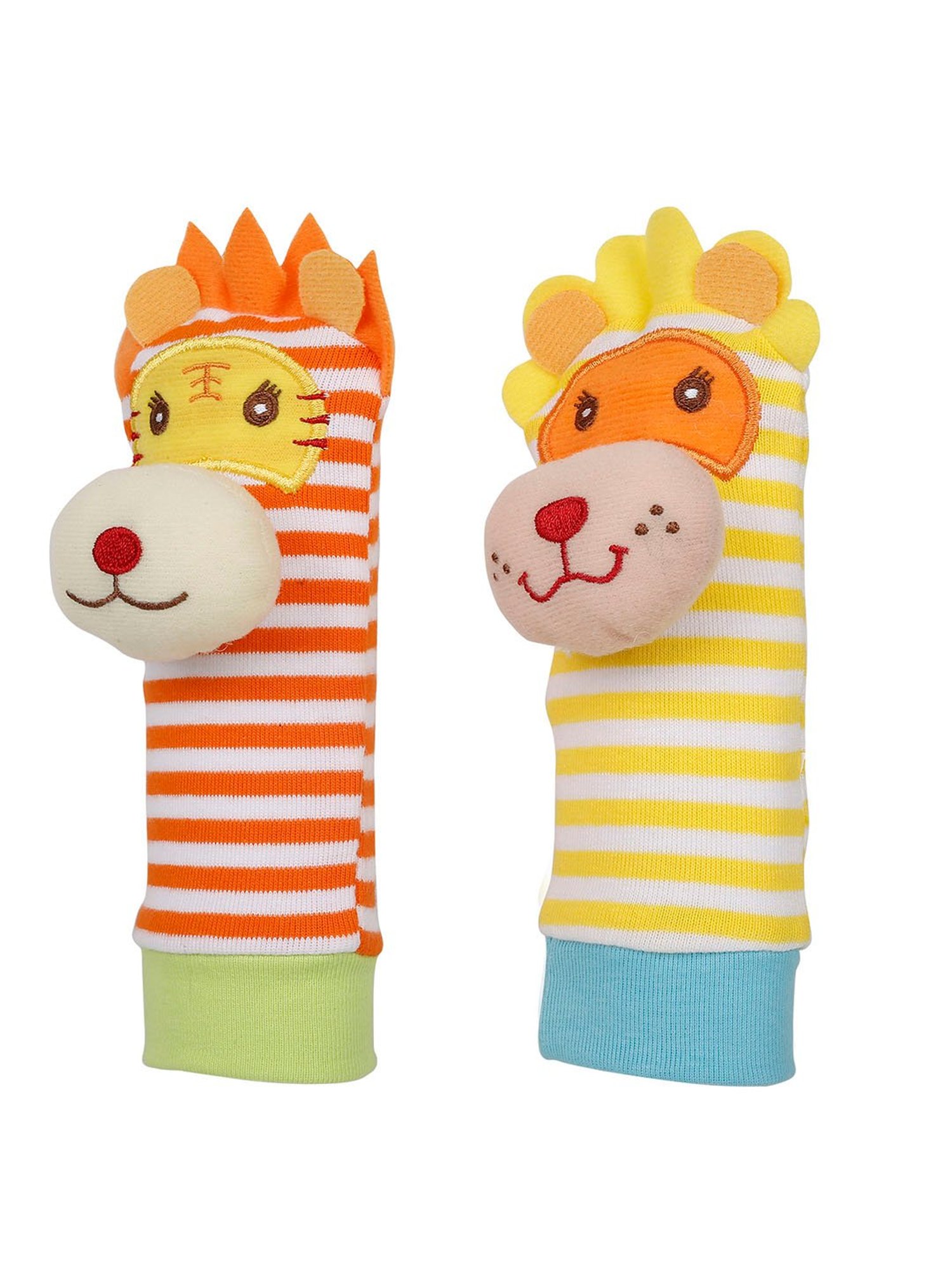 Baby Moo Vintage Ride Yellow Mattress with Fixed Neck Pillow and Bolsters