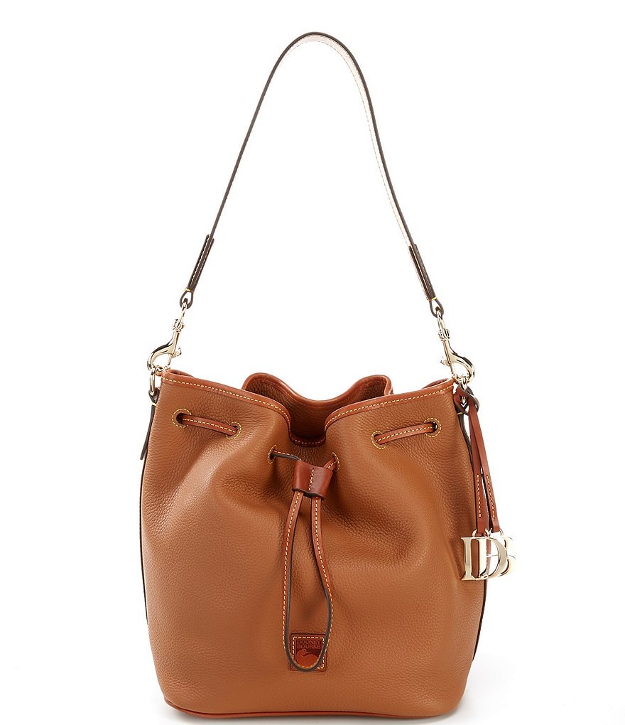 Dooney & Bourke Saffiano Collection Drawstring Bucket Bag