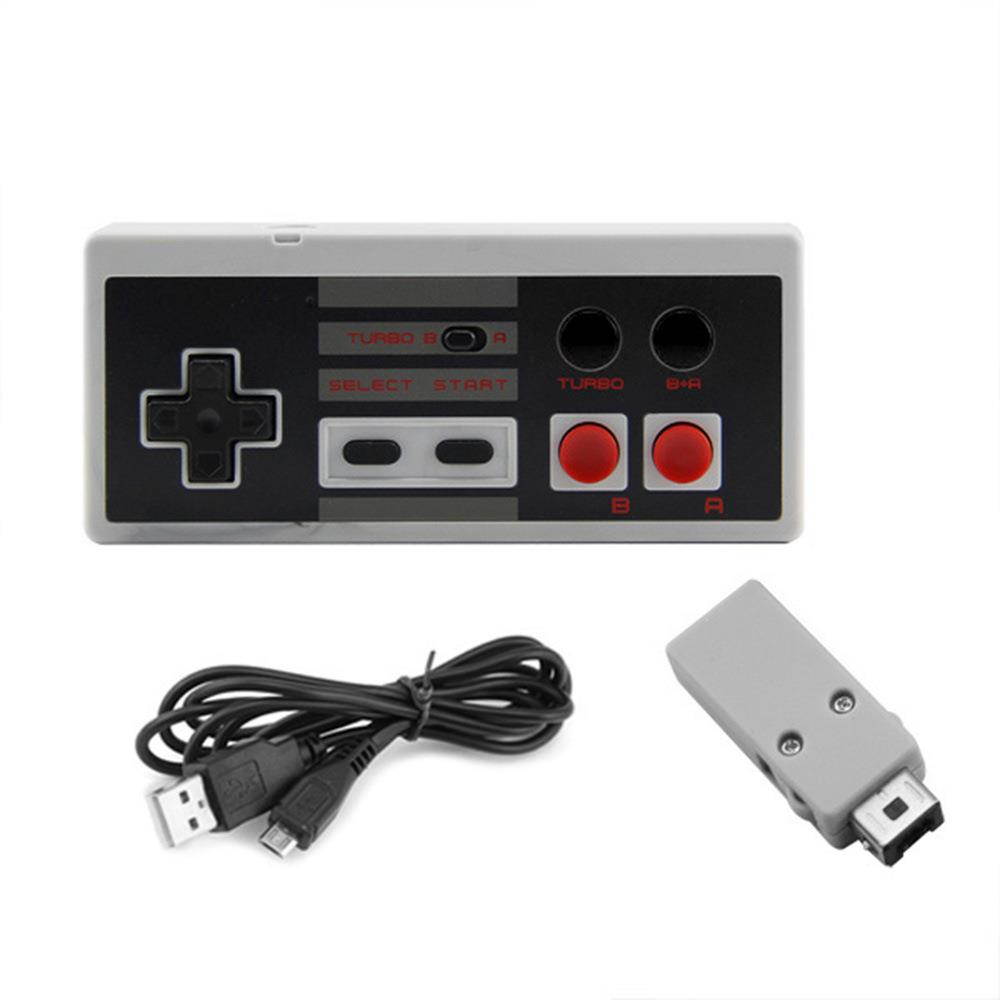 OSTENT Rechargeable Wireless Controller Gamepad for Nintendo NES Mini Classic Edition Famicom Mini Console