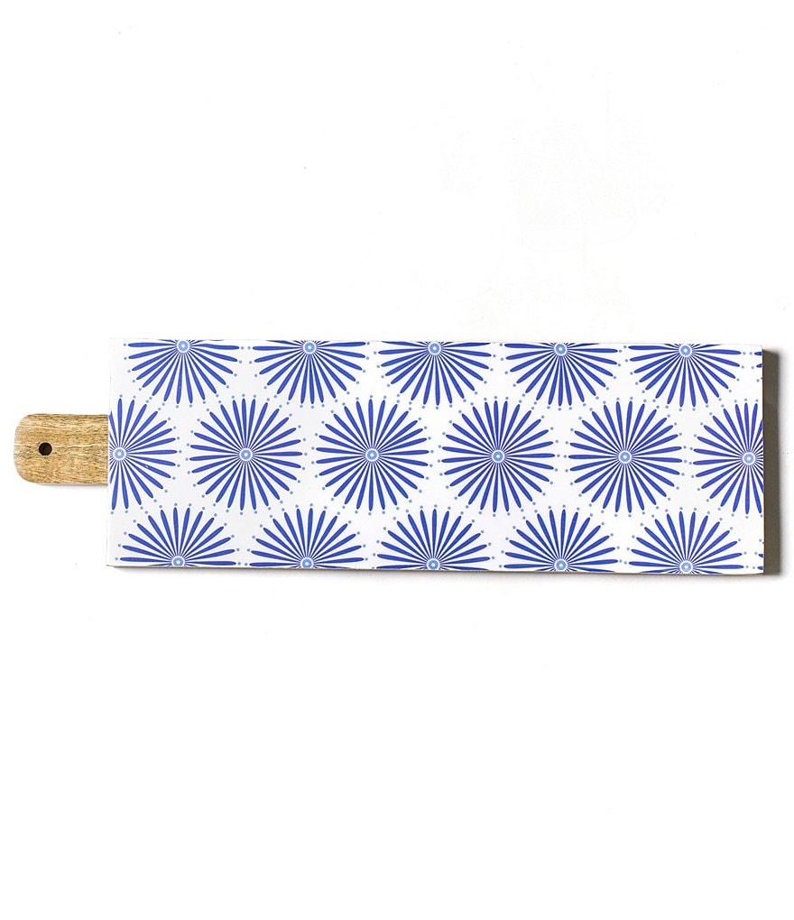 Coton Colors Wedgewood Burst Mango Wood Large Rectangle Board